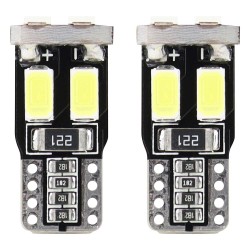 LED CANBUS 6SMD-2 5730 T10 (W5W) Bílá