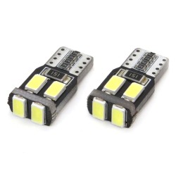 LED CANBUS 6SMD-2 5730 T10 (W5W) Bílá