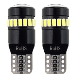 LED CANBUS 18SMD 3014 + 1SMD T10 W5W Bílá 12V/24V