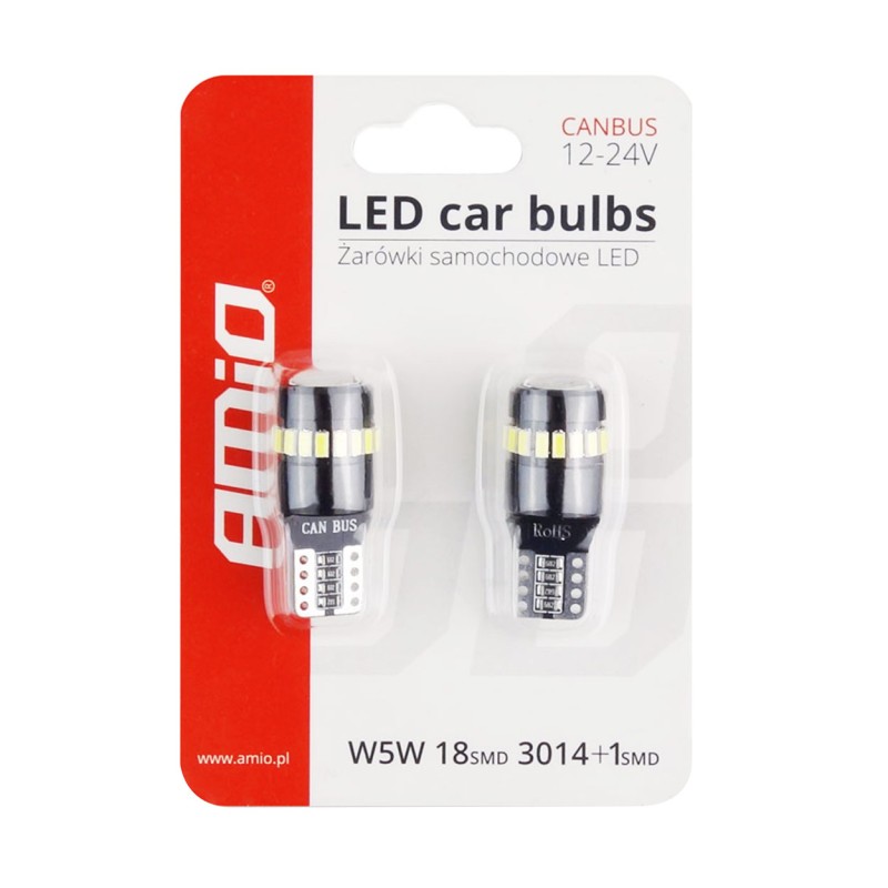 LED Headlight H7 COB 4Side Series AMiO - Headlights