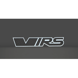Logo VRS pro Škoda Octavia 2 a 3 do spodní mřížky nárazníku
