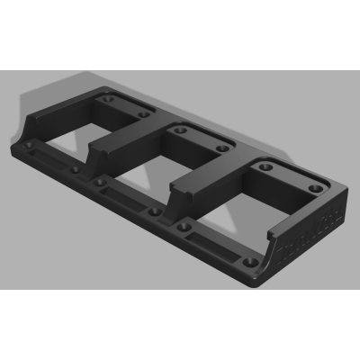 Makita 18V battery holder (wall mounted)