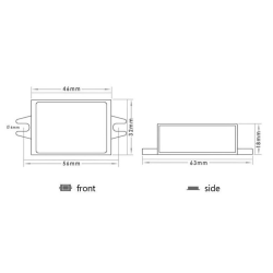 Lépcsőzetes átalakító 12V-5V/3A, USB