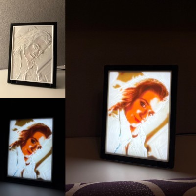 Barevné lithophane fotografie – 3D tisk