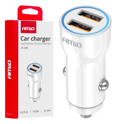 Sada pro napájení QI nabíječky (zásuvka 12V + USB nabíječka)